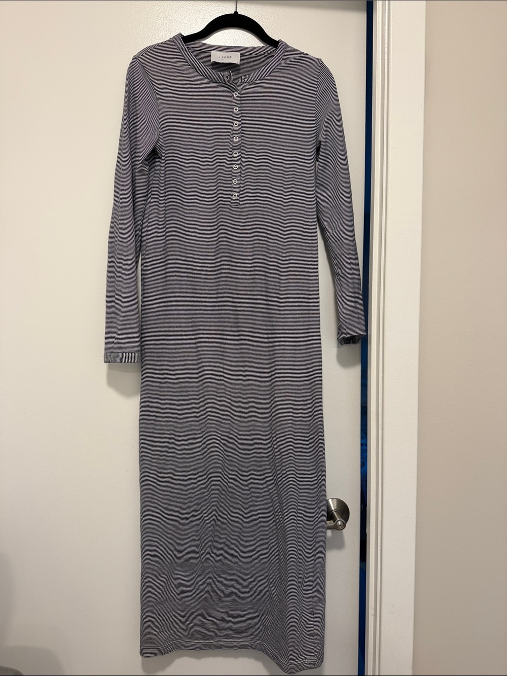 Legoe Heritage Henley Striped Maternity Dress Size 0 (XS)